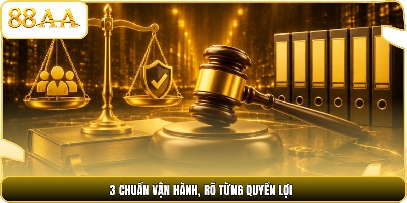 3 chuẩn vận hành, rõ từng quyền lợi