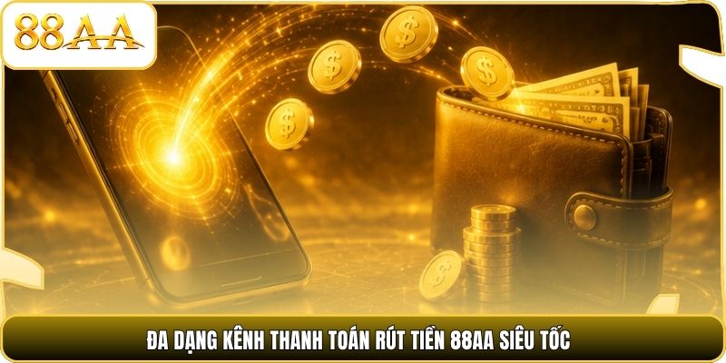 Đa dạng kênh thanh toán rút tiền 88AA siêu tốc