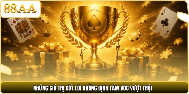 Những giá trị cốt lõi khẳng định tầm vóc vượt trội